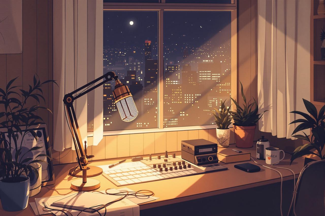 番茄官网短剧 - 深夜电台，暖心陪伴治愈动漫短剧